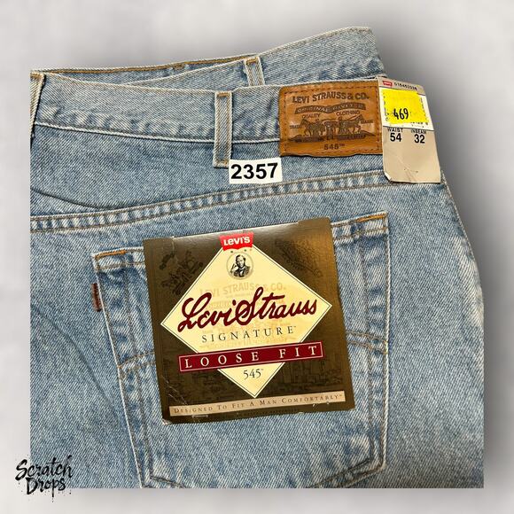 Levi's Men's 560 Loose Fit Tapered Leg Jeans W54 L32 Classic Comfortable Denim - Picture 7 of 9